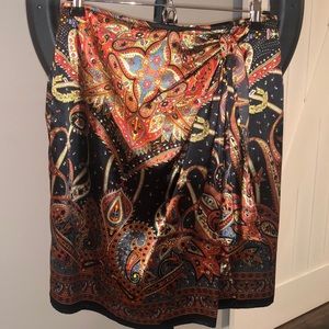 Richie Tailor Paisley print skirt